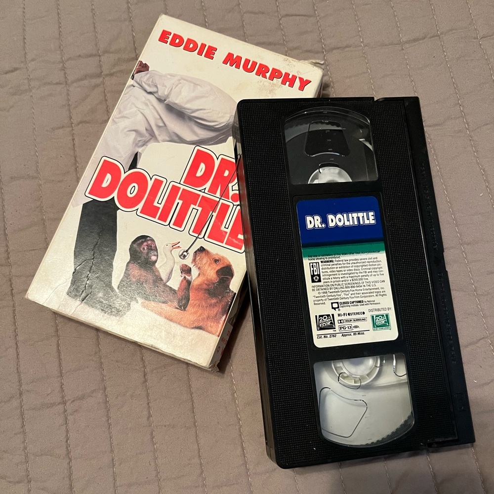 Dr. Dolittle VHS tape 1998